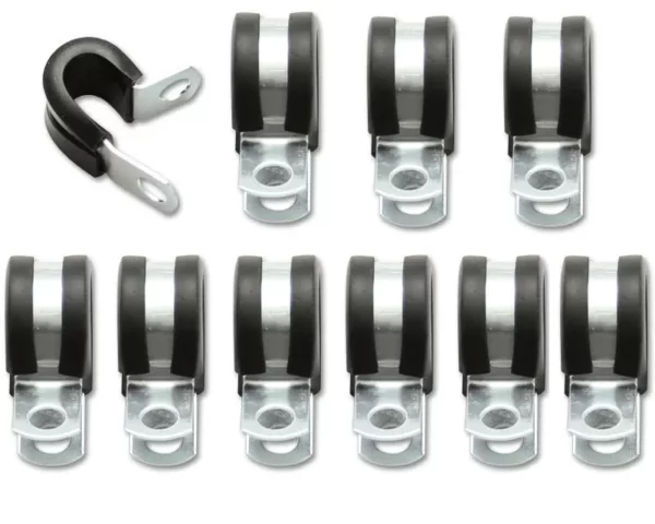 Cushioned P Clamps 1/2 -8AN (Pack of 10) ls swaps coyote engine mustang speedsupplier